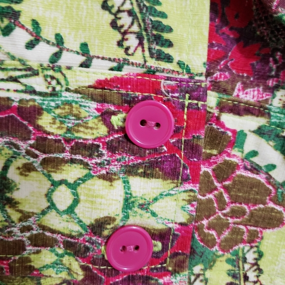 Christopher & Banks Multi Color Zipper Jacket Size L - Picture 5 of 6